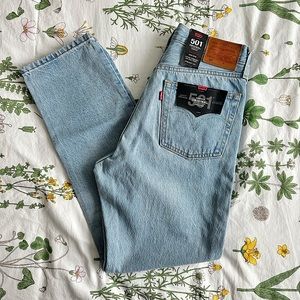 LEVI’S 501® ORIGINAL CROPPED WOMEN'S JEANS, 27 x 28, light wash